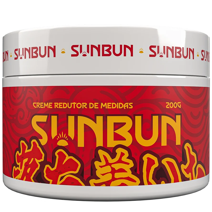 Pote de SunBun — Creme de Massagem Corporal Termoativo 200g